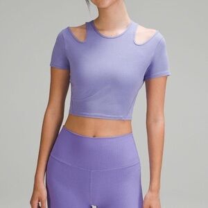 Lululemon Shoulder Cut-Out Yoga T-Shirt